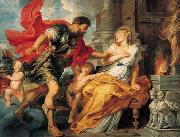 Peter Paul Rubens Marte e Rea Silvia oil